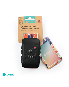 Sigurnosna traka za kofer sa sifrom Coteci World Landmarks