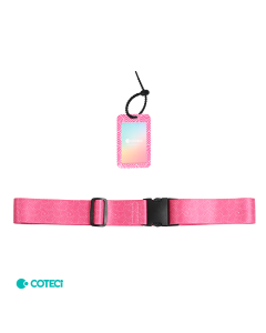Sigurnosna traka za kofer Coteci roze