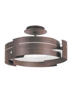 RABALUX Plafonjera Berbera wenge braon E27 60W - 2216