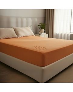 Čaršav frotir 90x200cm kajsija