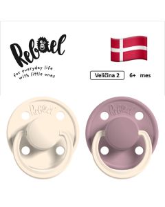 REBAEL cucle za bebe, 6+ mes, 2 kom, Champagne i Ljubicasta, RBL22222828