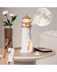 LED ambient lampa Svetionik sa BT zvucnikom JWD, daljinskim upravljac