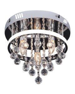 Rabalux Plafonjera Pallas LED 20+ E14 3x MAX 40W hrom (2236) - 2236