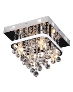 Rabalux Plafonjera Pallas LED 23+ E14 4x MAX 40W hrom (2238) - 2238-1