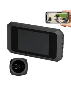 Video pametno zvono JWD Cat Eye za vrata ugradno Wireless