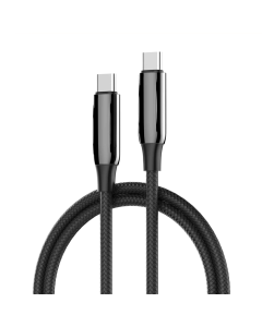 Data kabl LDNIO LC922c -240W Type C na Type C crni 1m