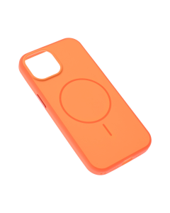 Maska za iPhone 15 6.1 narandzasta Magsafe Matte Line