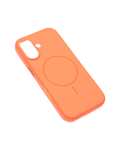 Maska za iPhone 16 6.1 narandzasta Magsafe Matte Line