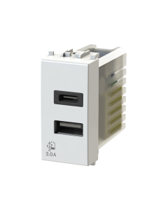 Utičnica USB CA 20W Vimar Arke bela 4B.V19B.USB.30