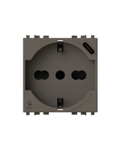 Utičnica USB P40 (1 suko+1 USB C) Vimar Arke metal 4B.V19M.P40.USB
