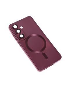 Maska za Samsung Galaxy S26 Magsafe Chrome bordo