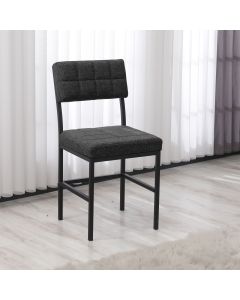 HANAH HOME Trpezarijska stolica Dubai, antracit/crna