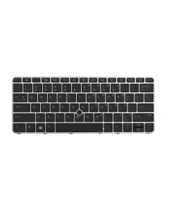 Tastatura za laptop HP 820 G3 sa misem sivi frejm
