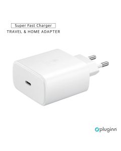 Kućni Punjač Pluginn AJ-45 KP45W PD Fast 45W za Samsung beli CE