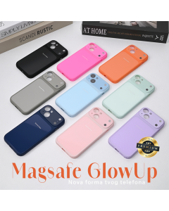 Maska za iPhone 15 Pro 61 Magsafe GlowUp svetlo plava