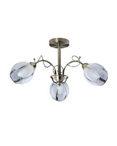 Rabalux Plafonjera Joel E27 3x MAX 60W bronzana (2270)