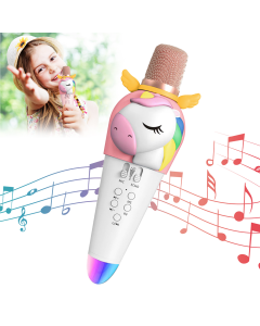 Bluetooth mikrofon Unicorn beli
