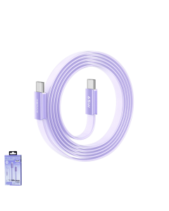 Data kabl REMAX Ultimate Series CB35 65W Ultra-Thin Fast Charging Type C na Type C 1.2m ljubicasti