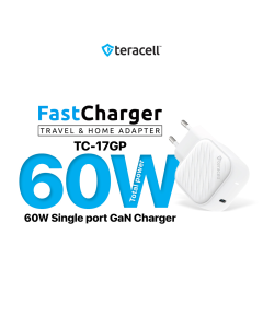 TERACELL Kucni punjac Evolution TC-17GP, GaN, PPS, PD 3.0, 60W beli CE