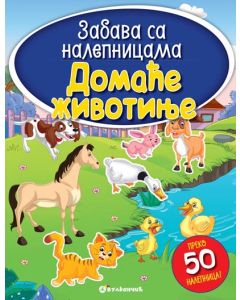 Zabava sa nalepnicama - Domaće životinje - 22834-1-1