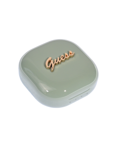 Bluetooth slušalice Guess Script Metal Logo zelene (GUTWSJ7BTE4GN)