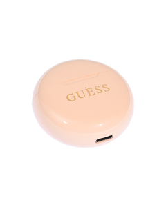 Bluetooth slušalice Guess TWS Small Round Gold Classic Logo print bez (GUTWSH1HGCDE)