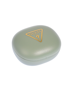 Bluetooth slušalice Guess TWS Flat Triangle Logo Electroplated zelene (GUTWST7FCETN)