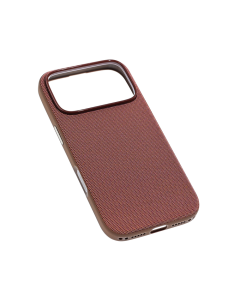 Maska za iPhone 17 Pro 63 braon Magsafe TechWoven