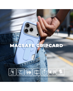 Maska za iPhone 13/14 61 Magsafe GripCard siva