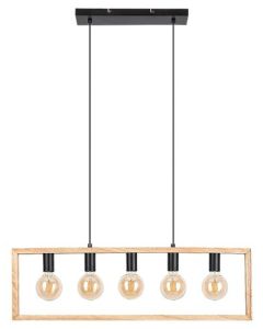 Rabalux Visilica Indigo E27 5x MAX 40W crna (2294) - 2294-1-1