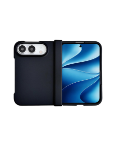 Maska za iPhone 18 Duo Elegant Fold crna
