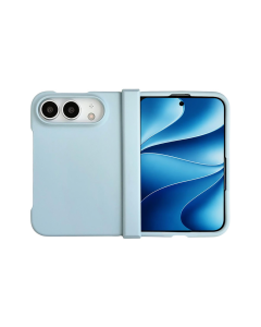 Maska za iPhone 18 Duo Elegant Fold plava