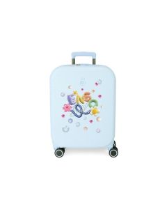 ENSO BUBBLES dečiji kofer 55 cm - sky blue