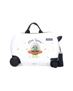 ENSO ALIEN SPACE dečiji kofer na točkićima - bela