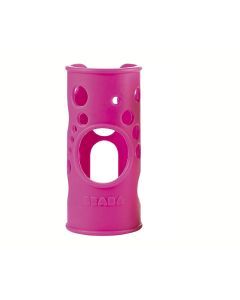 BEABA Silikonska navlaka za staklenu flašicu, roze - 911366-1