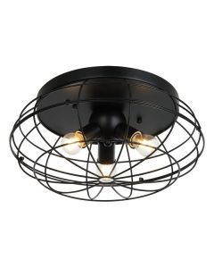 FORMA Plafonska lampa 3xE27 F7248-3C BK