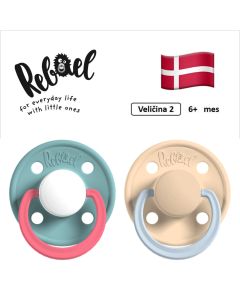 REBAEL cucle za bebe, 6+ mes, 2 kom, Morska pena i Badem, RBL23572060