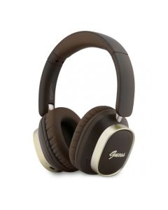 GUESS Bluetooth slusalice ENC Rectangle Metal Script braon(GUBHV28HGCSMW)