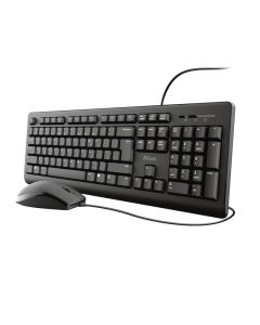 TRUST Tastatura i miš Primo US, crni 23970 - 23970