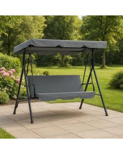 LEMON PLANET Baštenska ljuljaška, siva