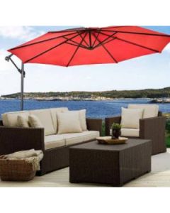 LEMON PLANET Viseći suncobran 300cm Parasol, crvena - 24-SA0115C