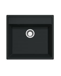 SANDONNA Granitna sudopera 53x50cm Selena, mat crna - 2408-1-1-1