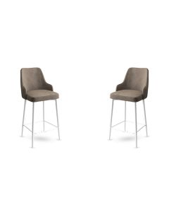 HANAH HOME Set barskih stolica Enox 2/1, bež/bela