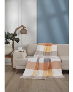 DEKOR DOM Ćebe ACRYLIC PLUS 200x220 - 24106-A - Orange Square - 024960