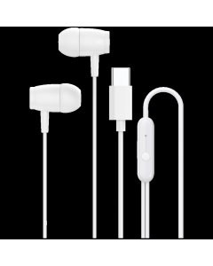 CANYON Slušalice za telefon SEP-5 TYPE-C, bela - CNS-CEP5W
