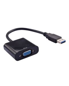 E-GREEN Adapter USB 3.0-VGA, crna - 241286