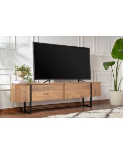 NORDURE TV komoda Serenity, braon/crna