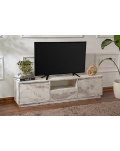 NORDURE TV komoda Vanguard, mermer bela