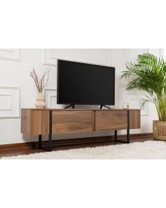 NORDURE TV komoda Serenity, braon/crna