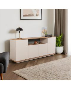 HANAH HOME Komoda Arista, krem/braon